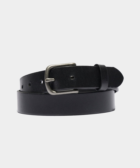 Todd Snyder Wide Jeans Belt in Black Black