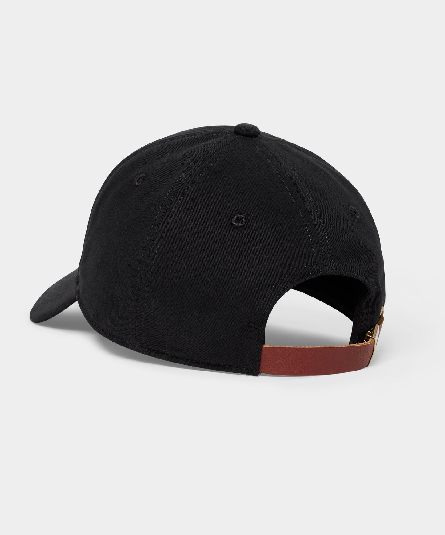Todd Snyder Chino Dad Cap in Black Black