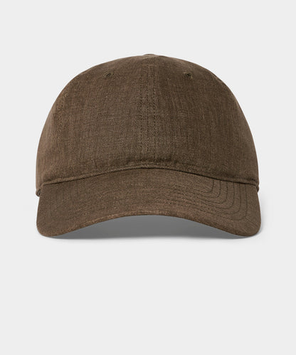 Todd Snyder Linen Cap in Olive Olive