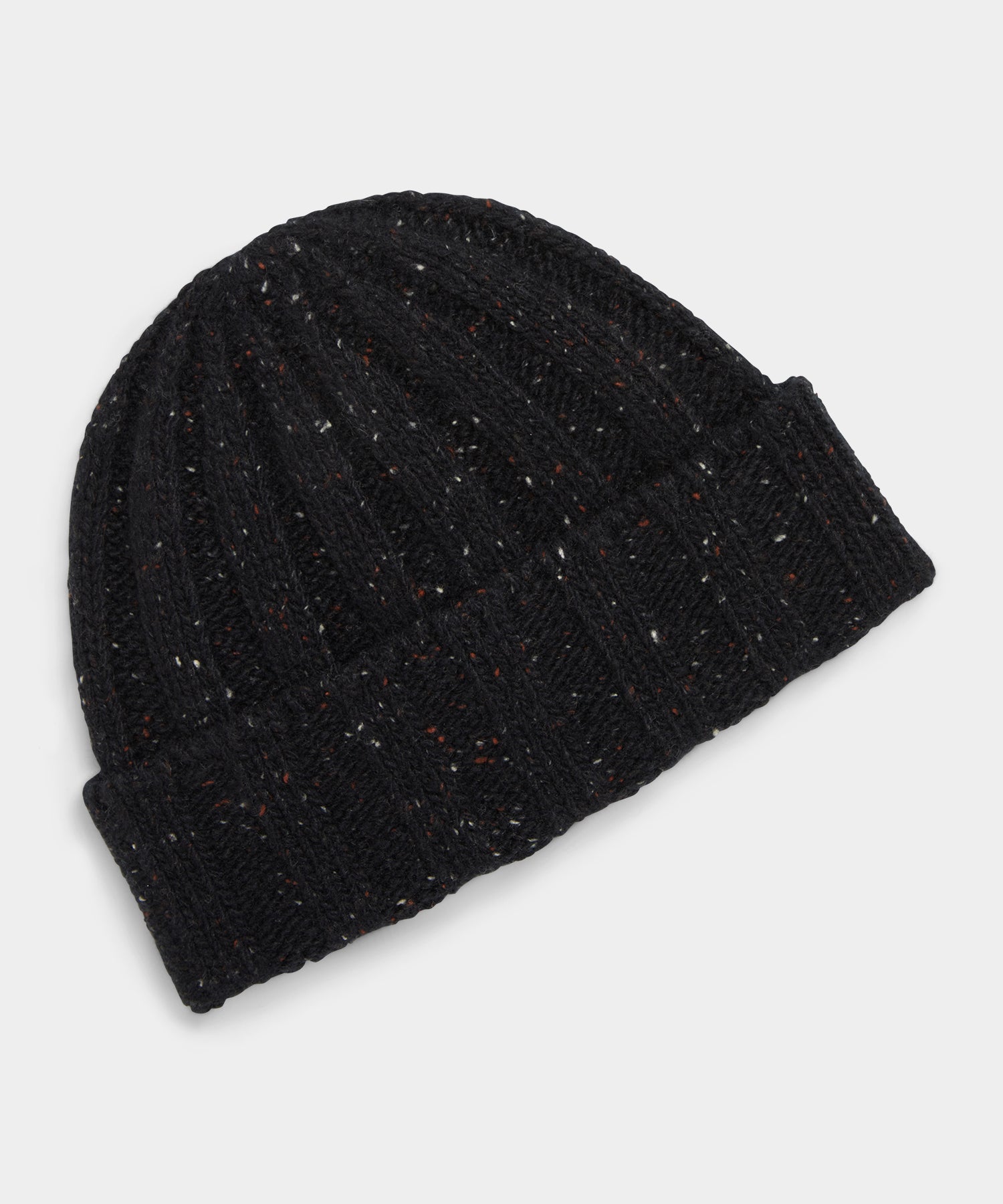 Todd Snyder Donegal Cashmere Beanie in Black Black