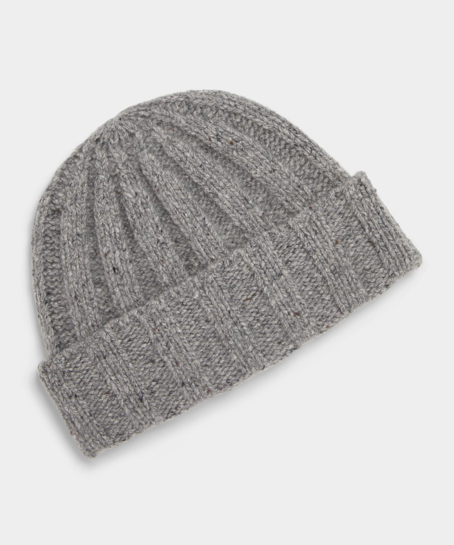 Todd Snyder Donegal Cashmere Beanie in Grey Grey