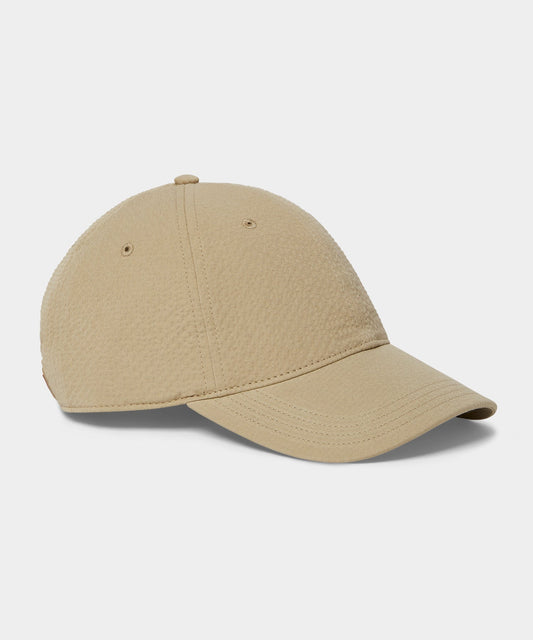 Todd Snyder Seersucker Dad Cap in Tan Tan
