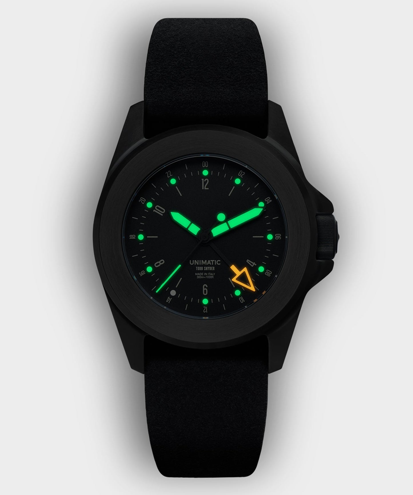 Todd Snyder Todd Snyder X UNIMATIC Modello Quattro U4 GMT Watch Black
