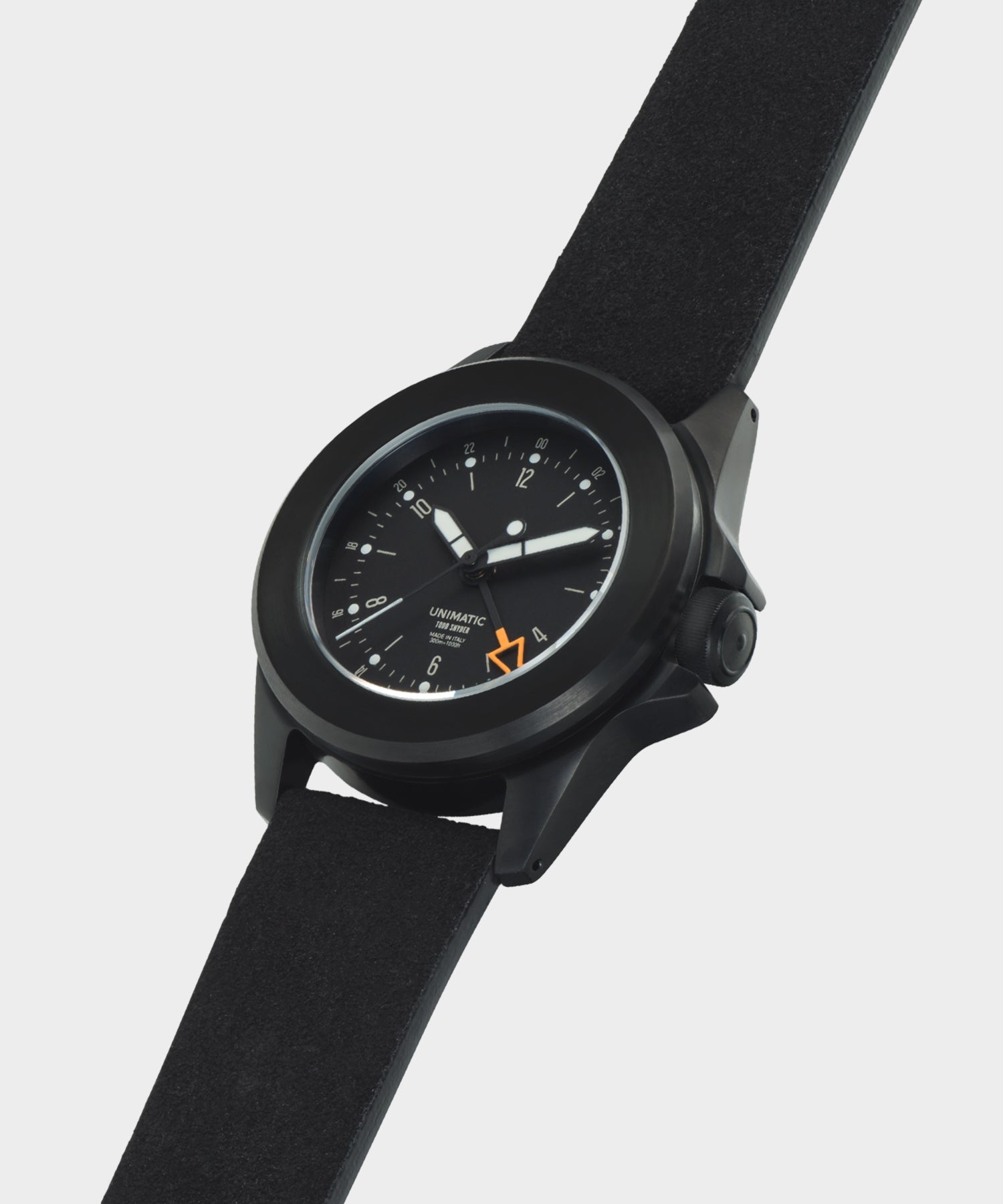 Todd Snyder Todd Snyder X UNIMATIC Modello Quattro U4 GMT Watch Black