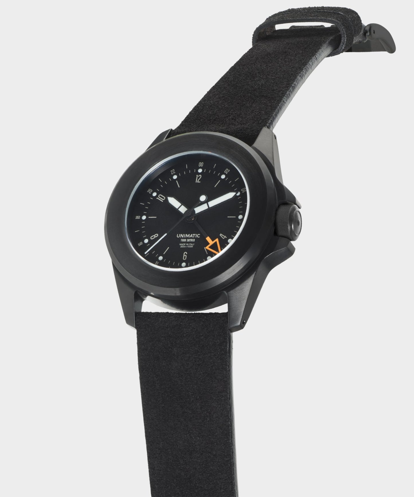Todd Snyder Todd Snyder X UNIMATIC Modello Quattro U4 GMT Watch Black
