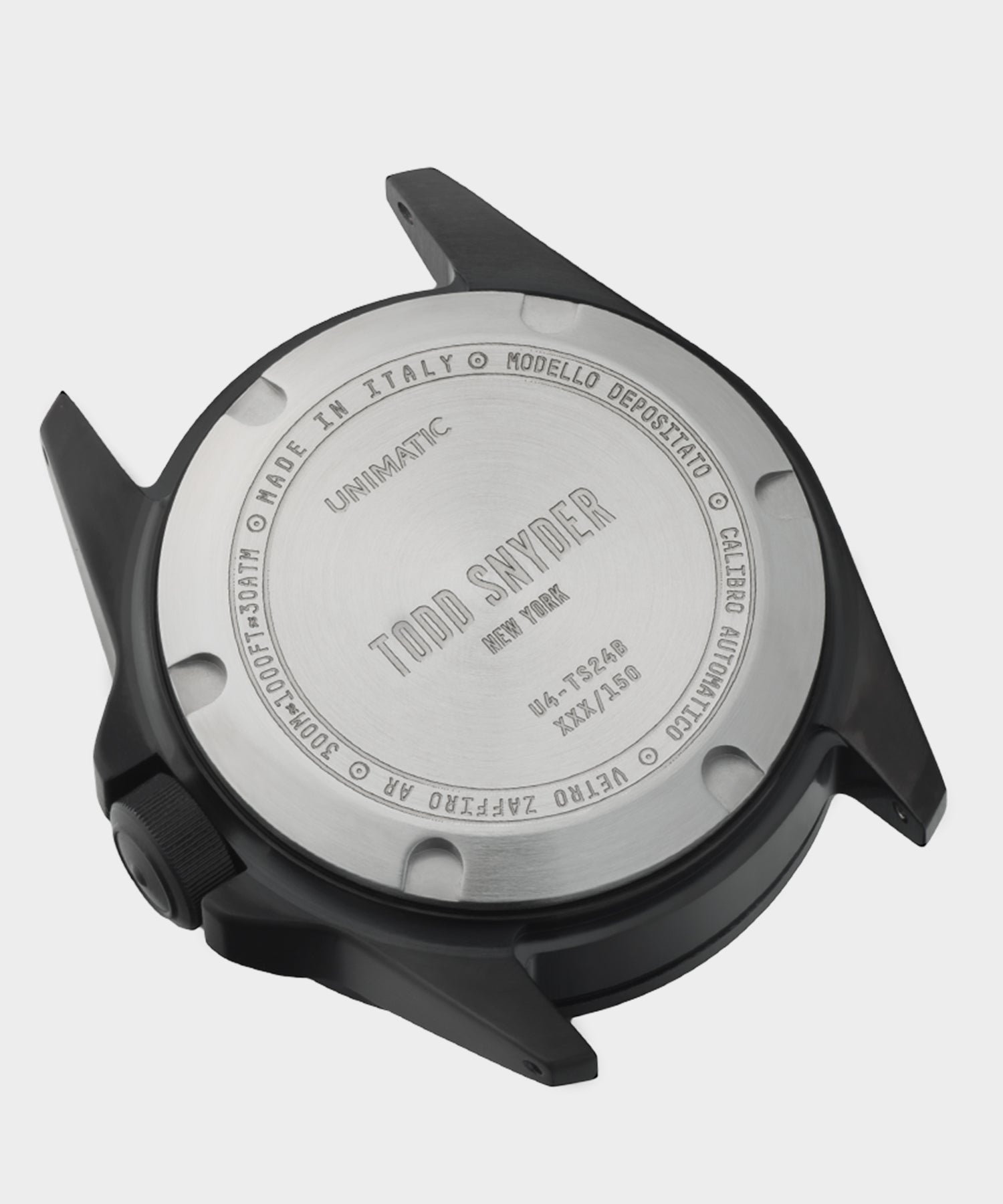 Todd Snyder Todd Snyder X UNIMATIC Modello Quattro U4 GMT Watch Black