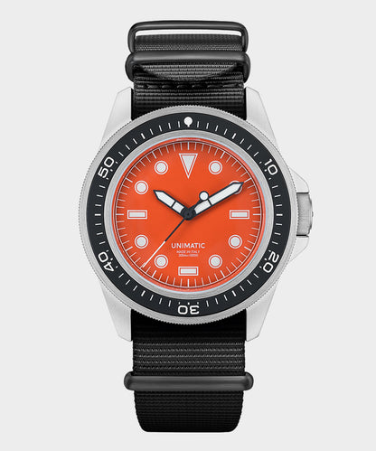Todd Snyder Unimatic U1-PD3 ProDiver Modello Uno Watch in Orange Orange
