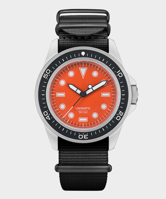Todd Snyder Unimatic U1-PD3 ProDiver Modello Uno Watch in Orange Orange