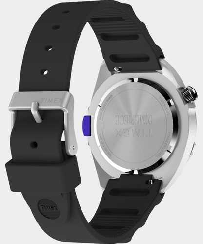 Todd Snyder Timex x Dimepiece 36mm Silicone Strap Watch Black