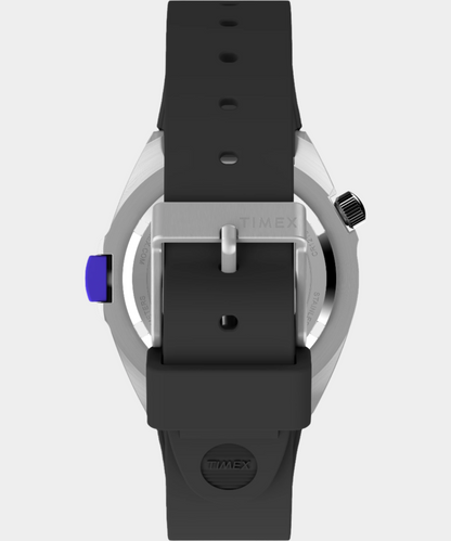Todd Snyder Timex x Dimepiece 36mm Silicone Strap Watch Black
