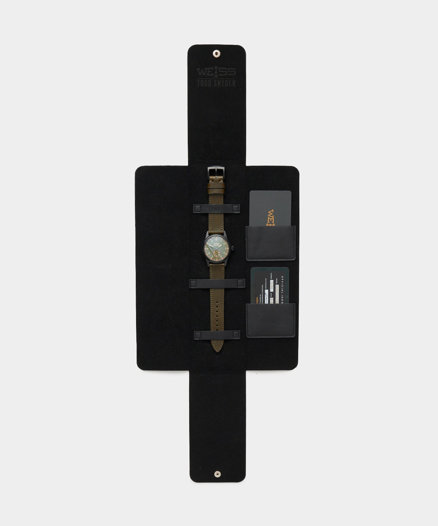 Todd Snyder Todd Snyder x Weiss Watch Company 38MM Standard Issue Watch in Forest Olive