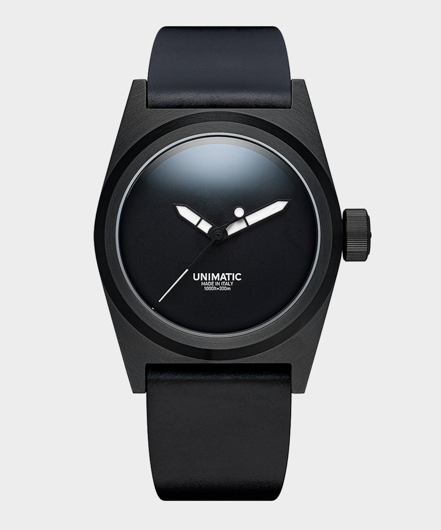 Todd Snyder Unimatic U2S Black DLC Field watch Black