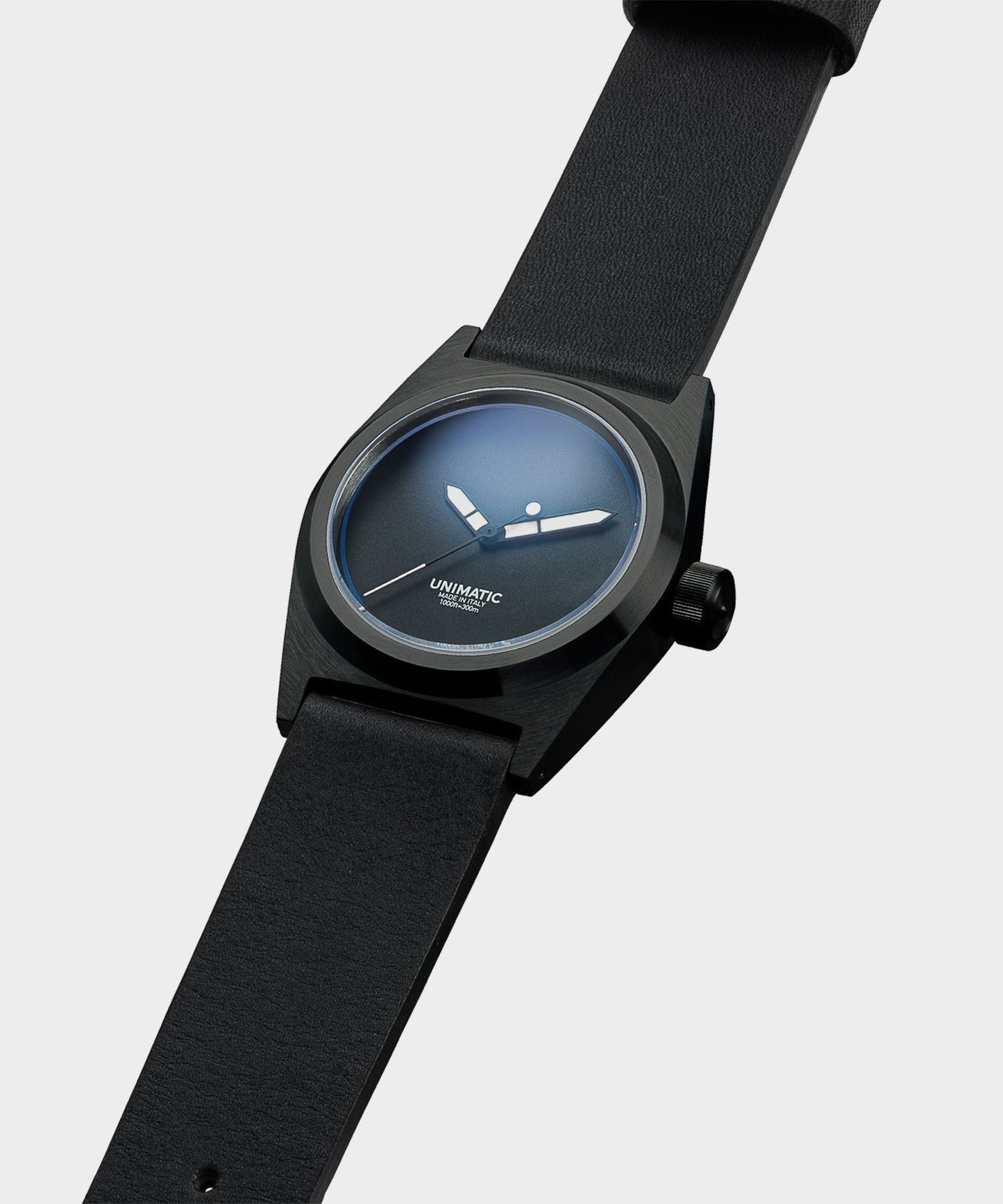 Todd Snyder Unimatic U2S Black DLC Field watch Black