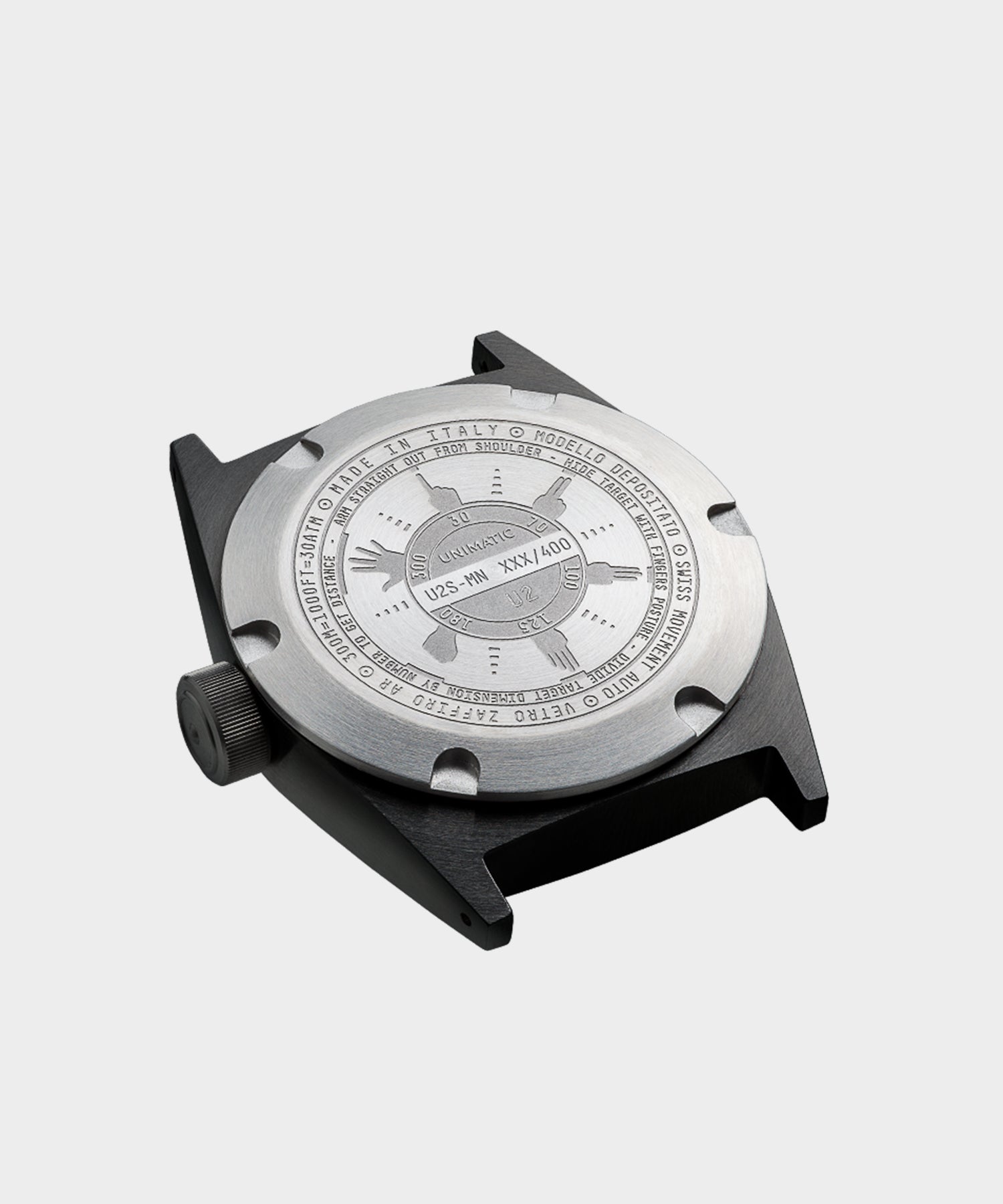 Todd Snyder Unimatic U2S Black DLC Field watch Black