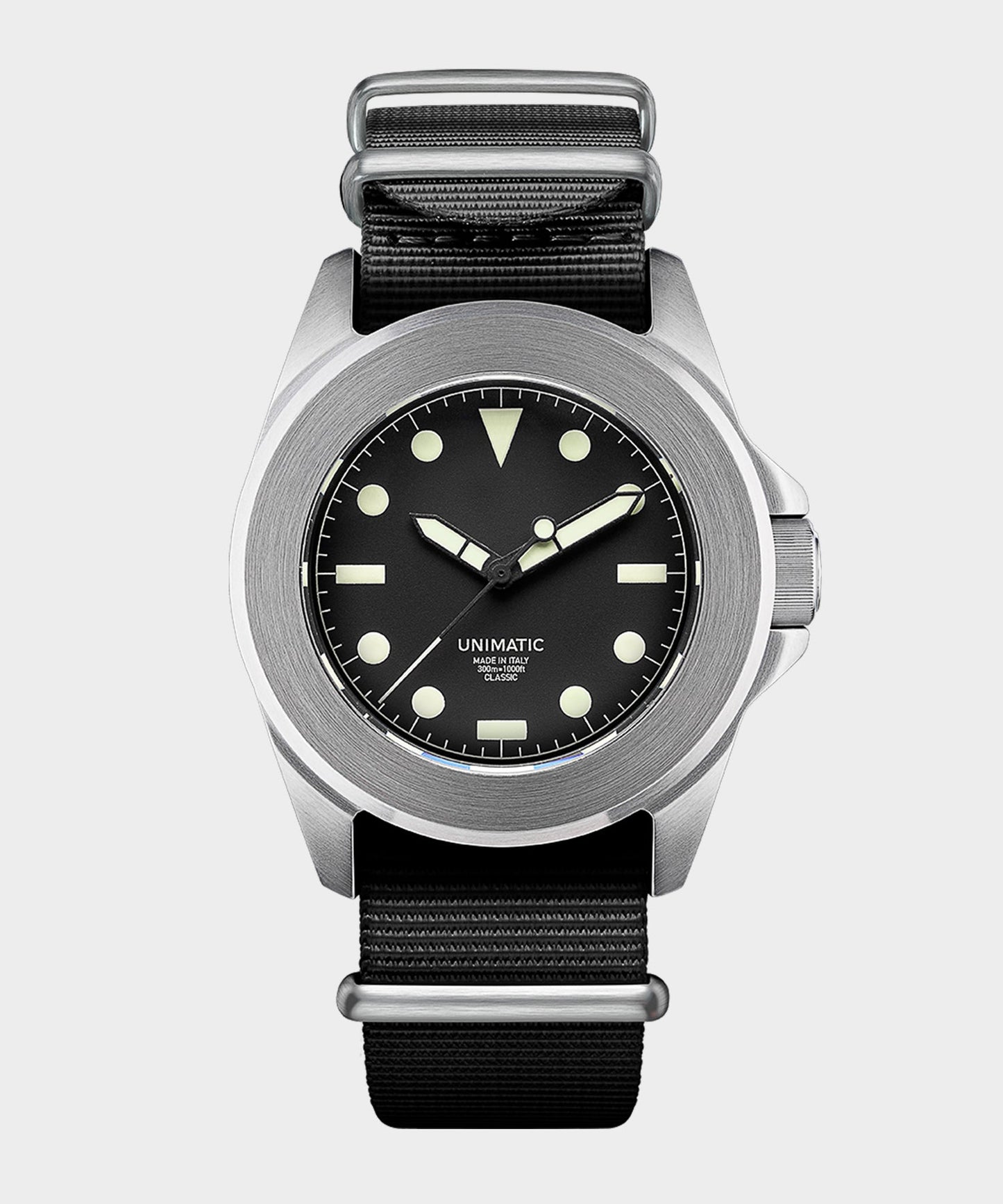 Todd Snyder Unimatic U4 Classic Military Watch in black Black