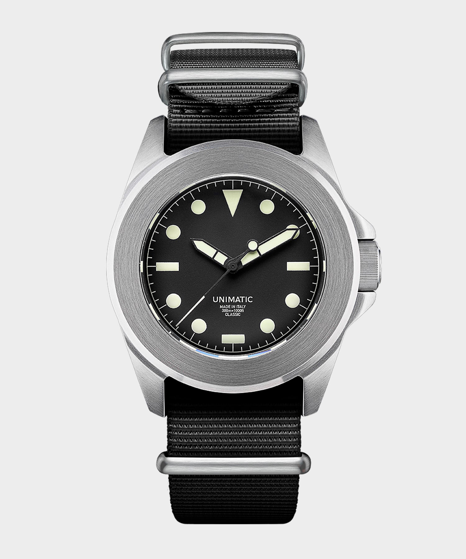 Todd Snyder Unimatic U4 Classic Military Watch in black Black