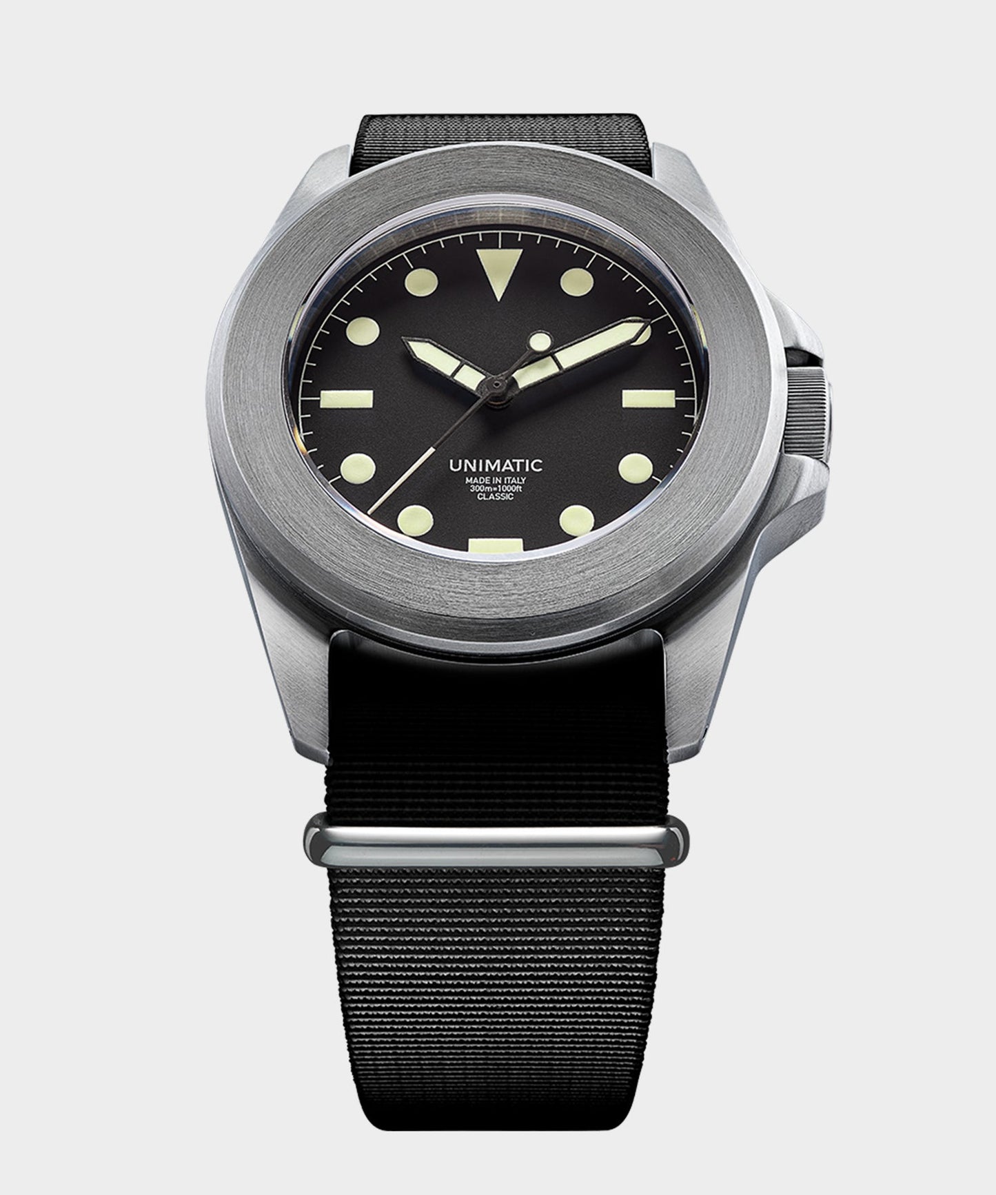 Todd Snyder Unimatic U4 Classic Military Watch in black Black