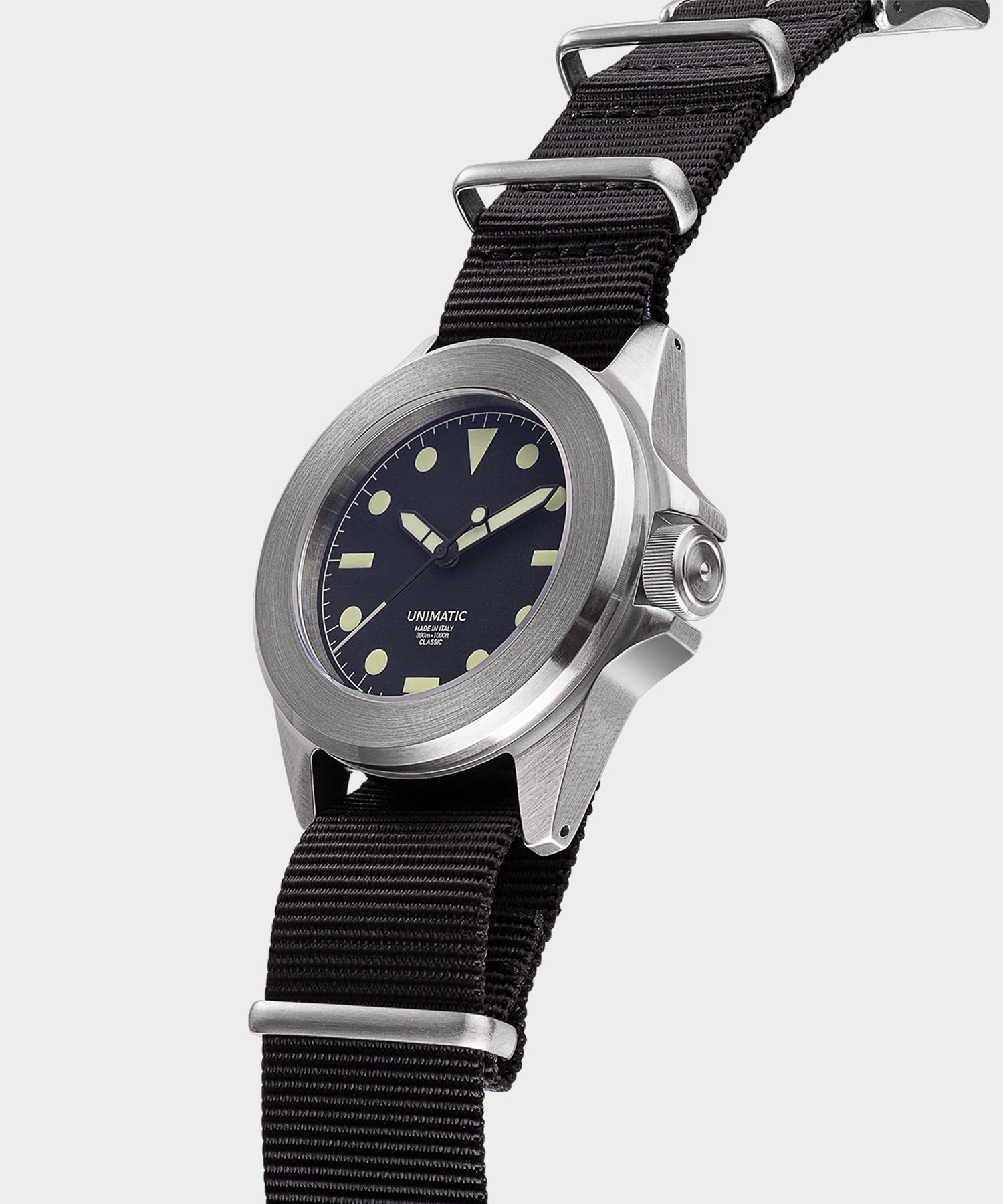 Todd Snyder Unimatic U4 Classic Military Watch in black Black