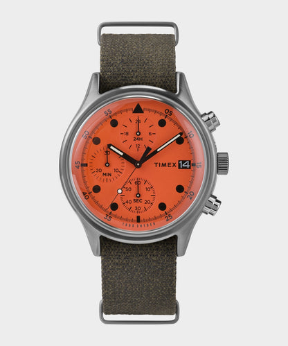 Todd Snyder Todd Snyder x Timex MK-1 Sky King in Blaze Orange Orange
