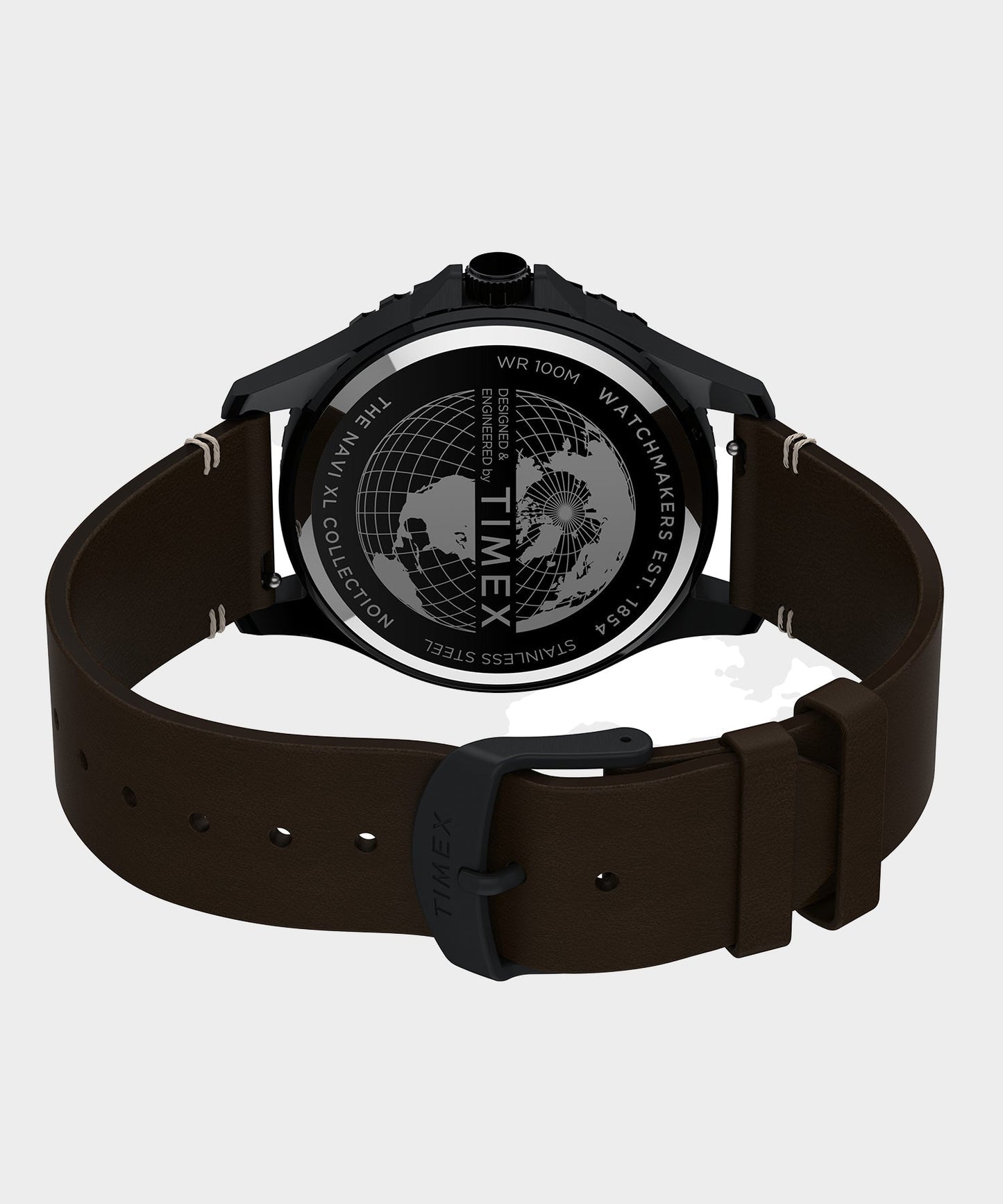 Todd Snyder Timex Navi Xl 3-hand 41mm Black Case Black Dial Black