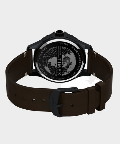 Todd Snyder Timex Navi Xl 3-hand 41mm Black Case Black Dial Black