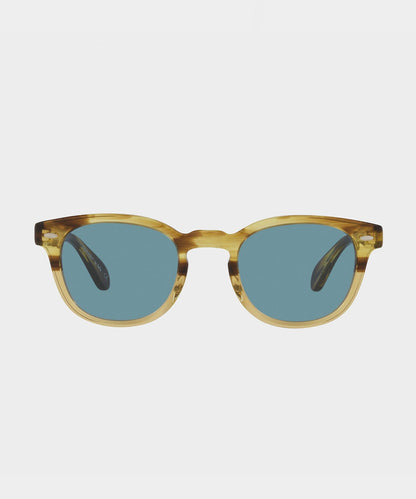 Todd Snyder Oliver Peoples Sheldrake Sunglasses in Canarywood Multi