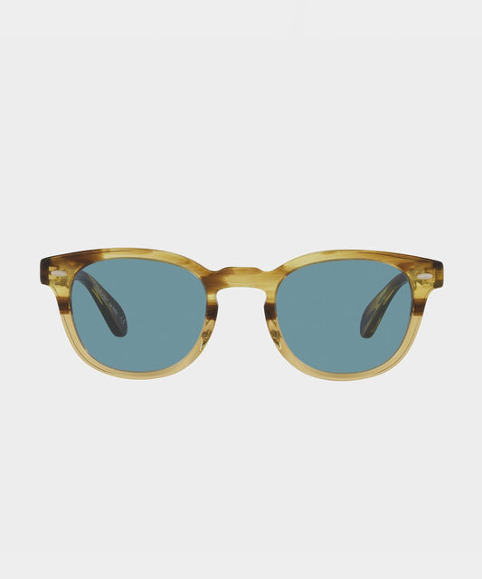 Todd Snyder Oliver Peoples Sheldrake Sunglasses in Canarywood Multi