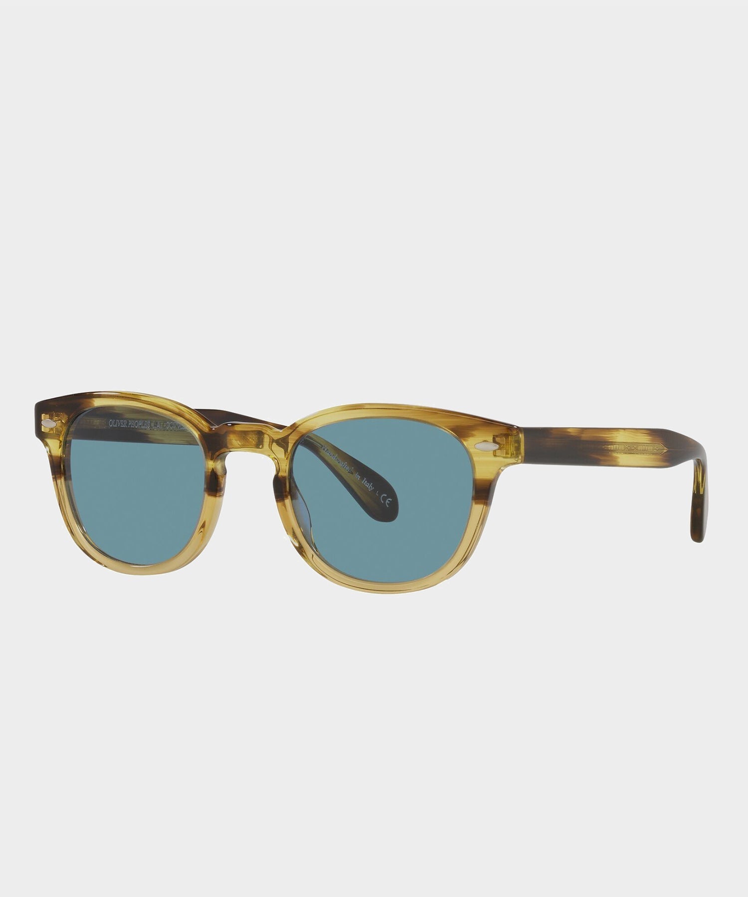 Todd Snyder Oliver Peoples Sheldrake Sunglasses in Canarywood Multi