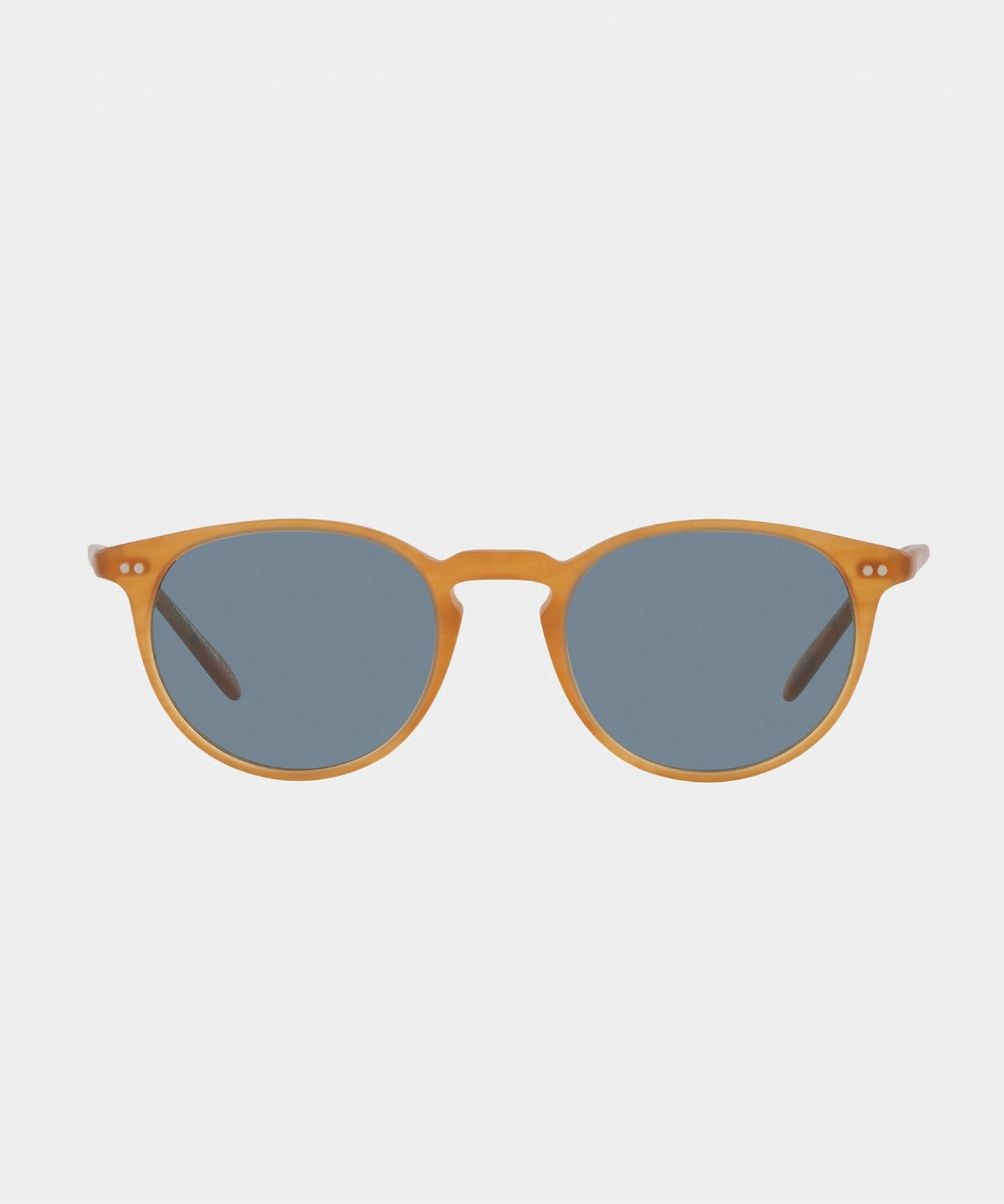 Todd Snyder Oliver Peoples Riley Sunglasses in Semi Matte Amber Tortoise Multi