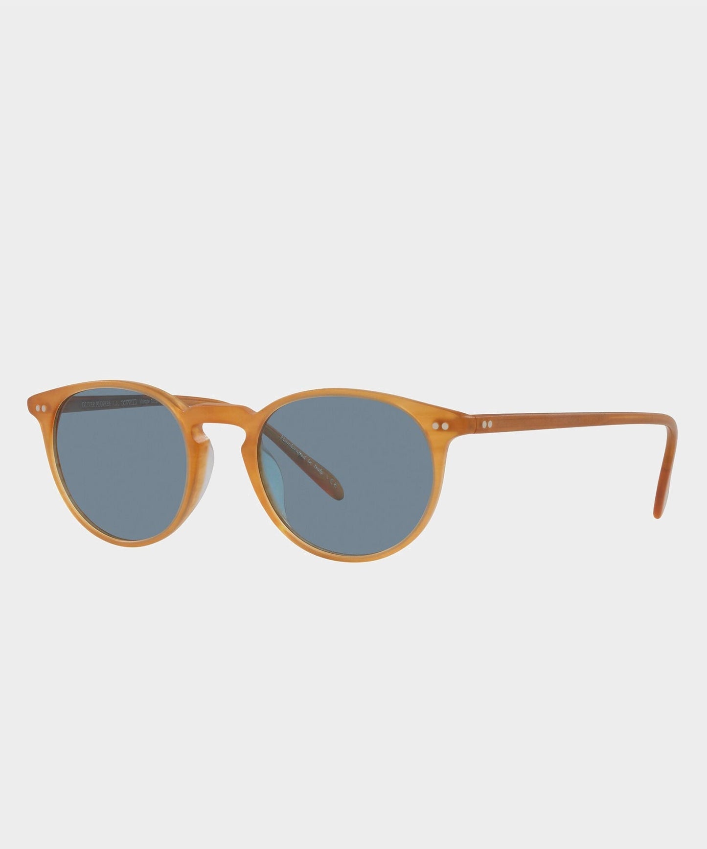 Todd Snyder Oliver Peoples Riley Sunglasses in Semi Matte Amber Tortoise Multi