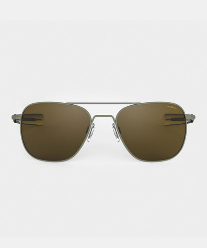 Todd Snyder Randolph x Todd Snyder Aviator in Military Olive 58 MM Olive