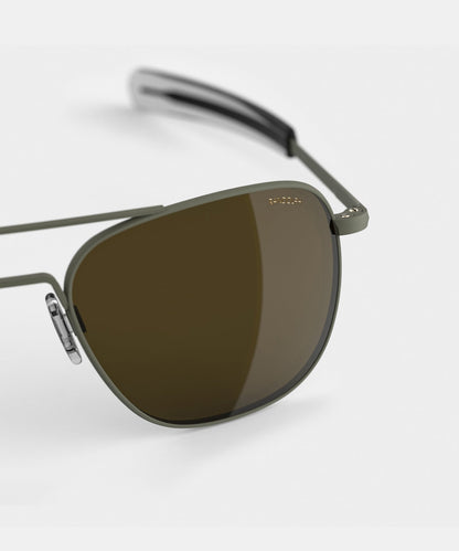 Todd Snyder Randolph x Todd Snyder Aviator in Military Olive 58 MM Olive
