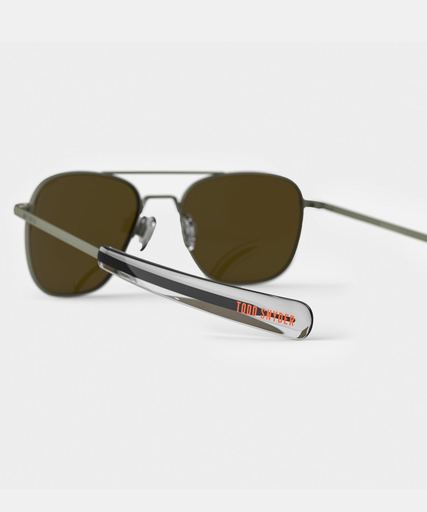 Todd Snyder Randolph x Todd Snyder Aviator in Military Olive 58 MM Olive