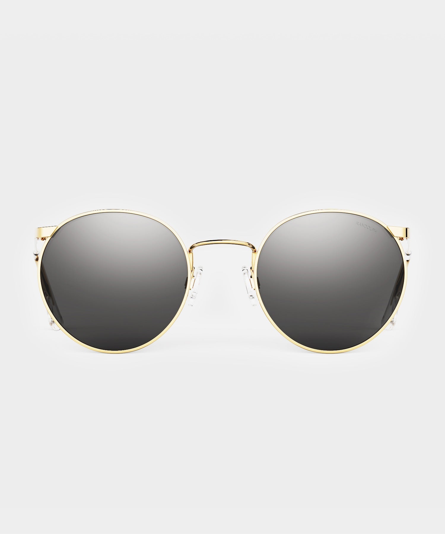 Todd Snyder Randolph Skytec Glass Polarized Sunglasses in American Grey & 23k Gold Gold
