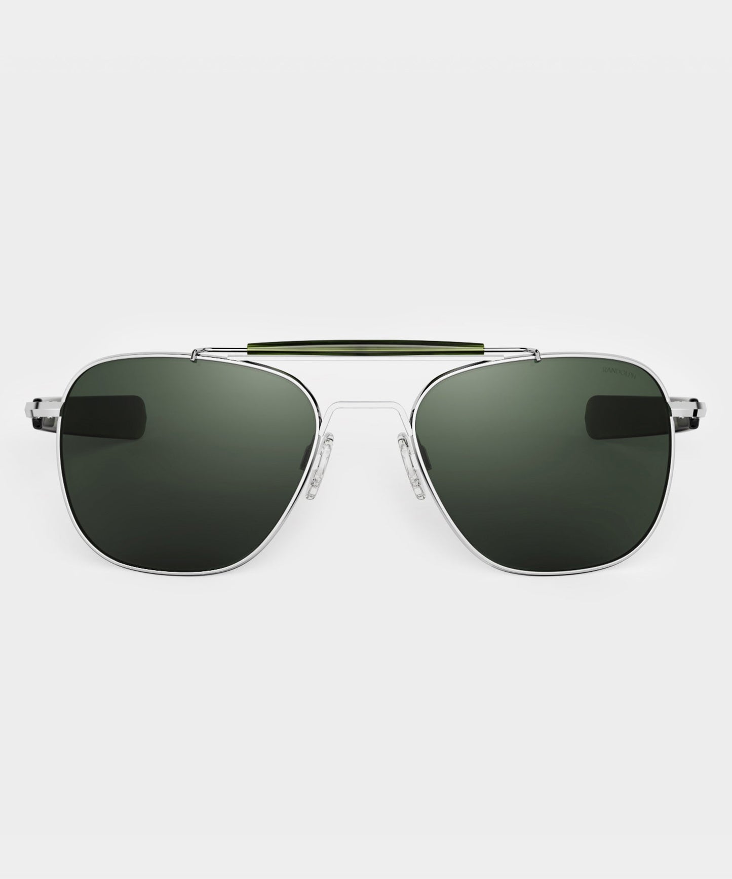 Todd Snyder Randolph Glass Polarized Sunglasses AGX in Bright Chrome Silver Silver