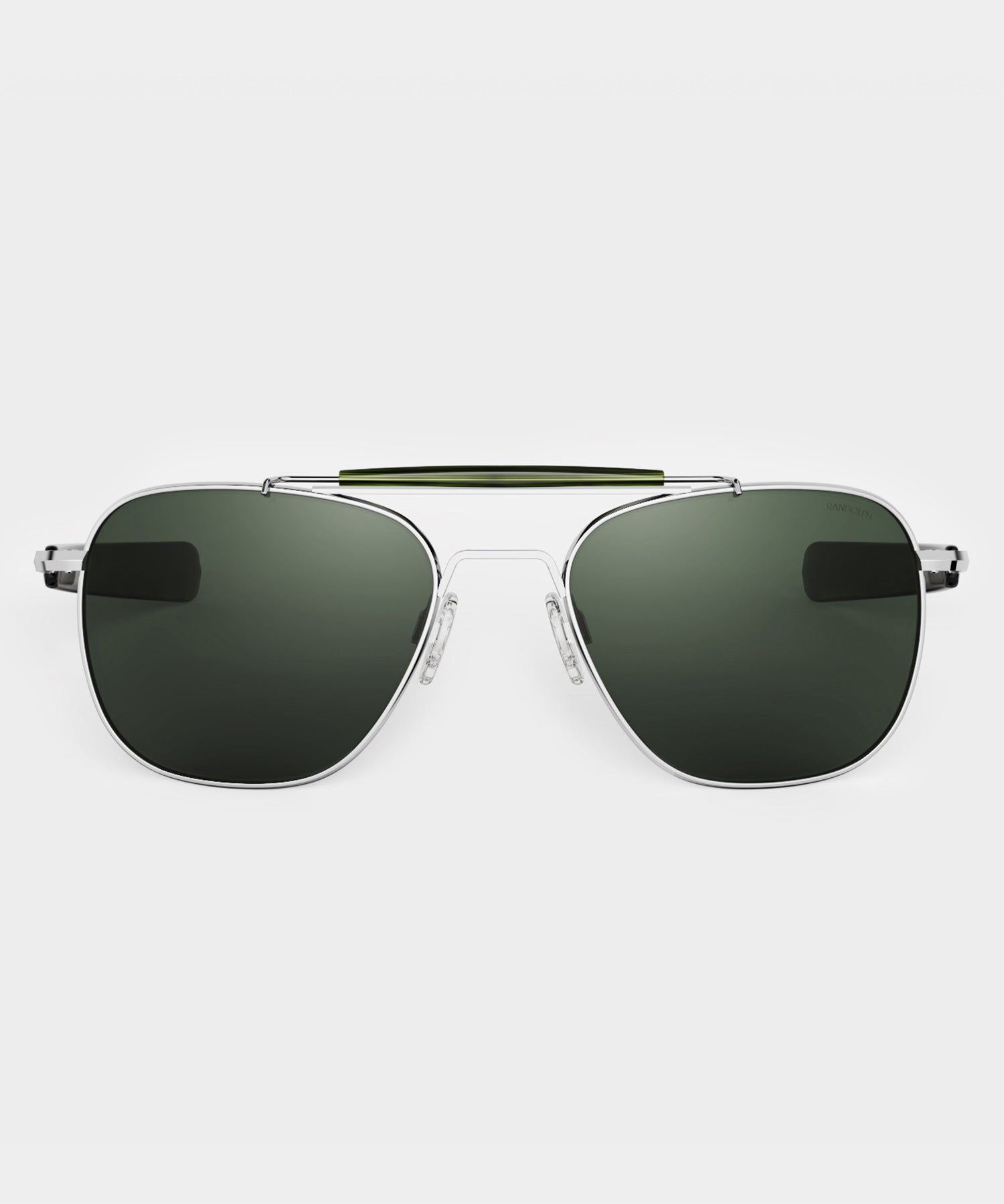 Todd Snyder Randolph Glass Polarized Sunglasses AGX in Bright Chrome Silver Silver