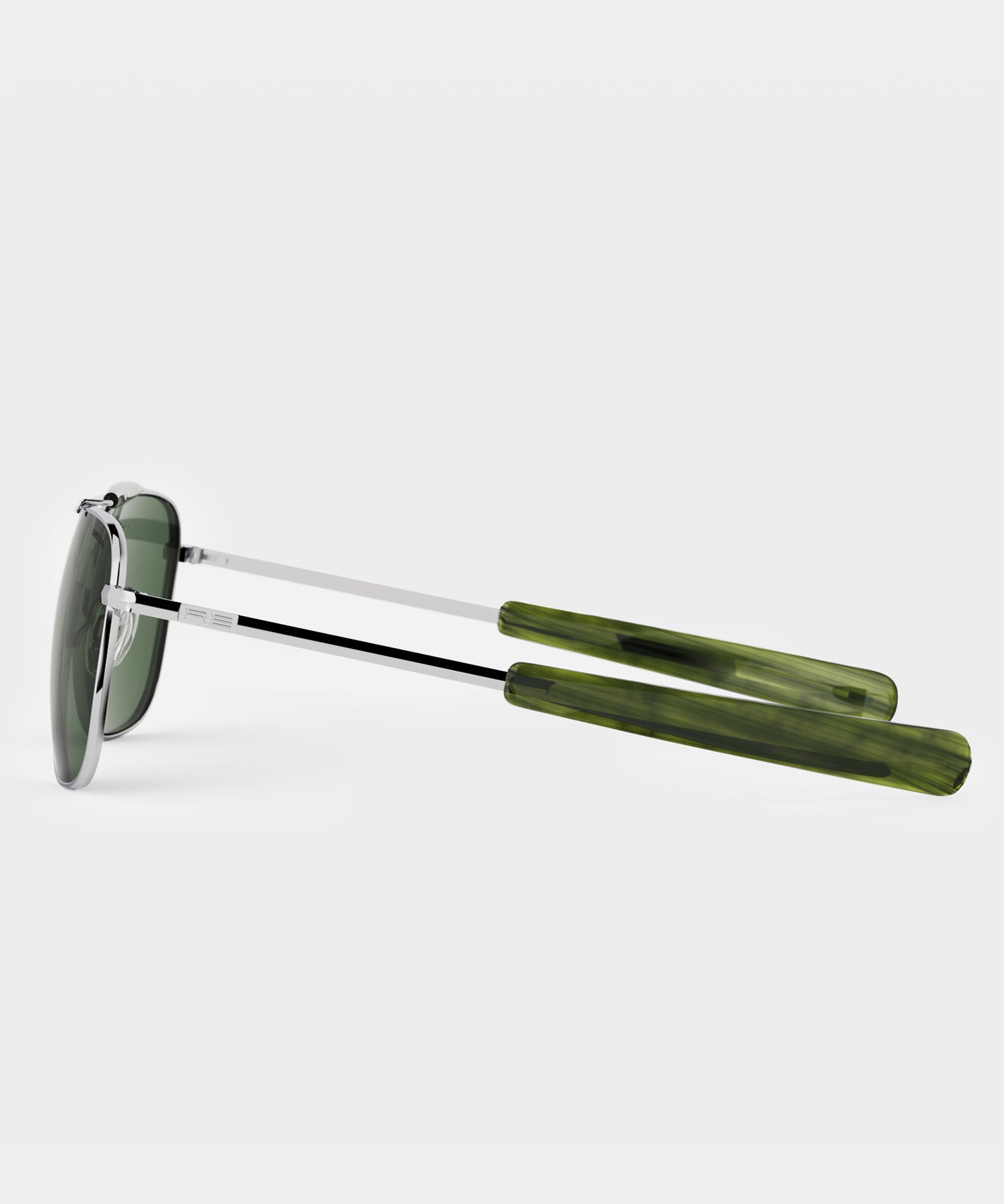 Todd Snyder Randolph Glass Polarized Sunglasses AGX in Bright Chrome Silver Silver