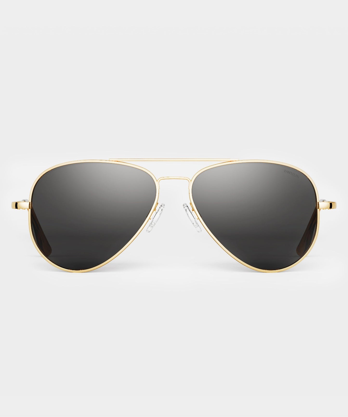 Todd Snyder Randolph Skytec Glass Polarized Sunglasses in American Grey 61 MM Gold