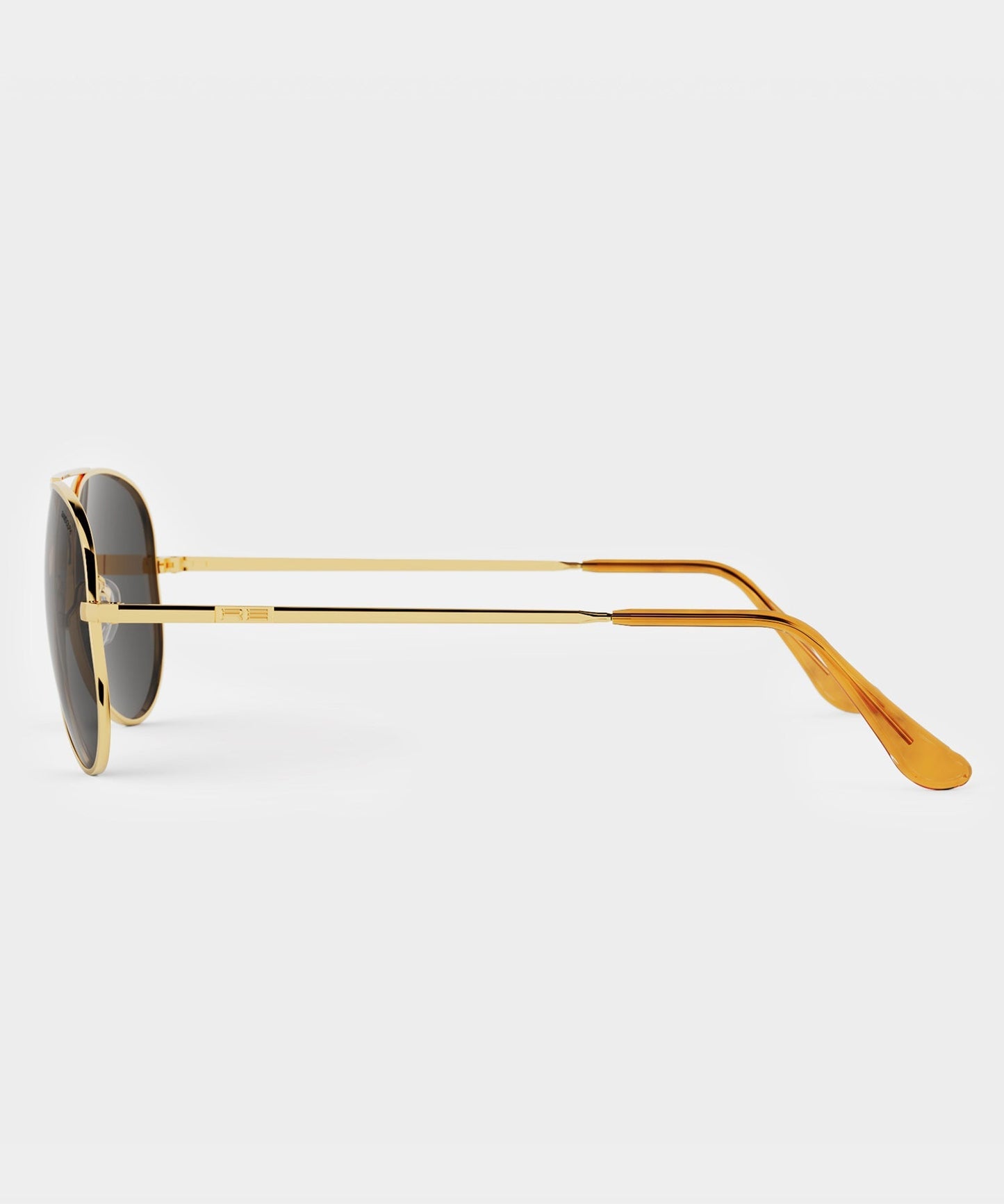 Todd Snyder Randolph Skytec Glass Polarized Sunglasses in American Grey 61 MM Gold