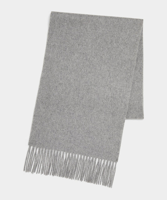 Todd Snyder Brushed Cashmere Scarf in Charcoal Charcoal
