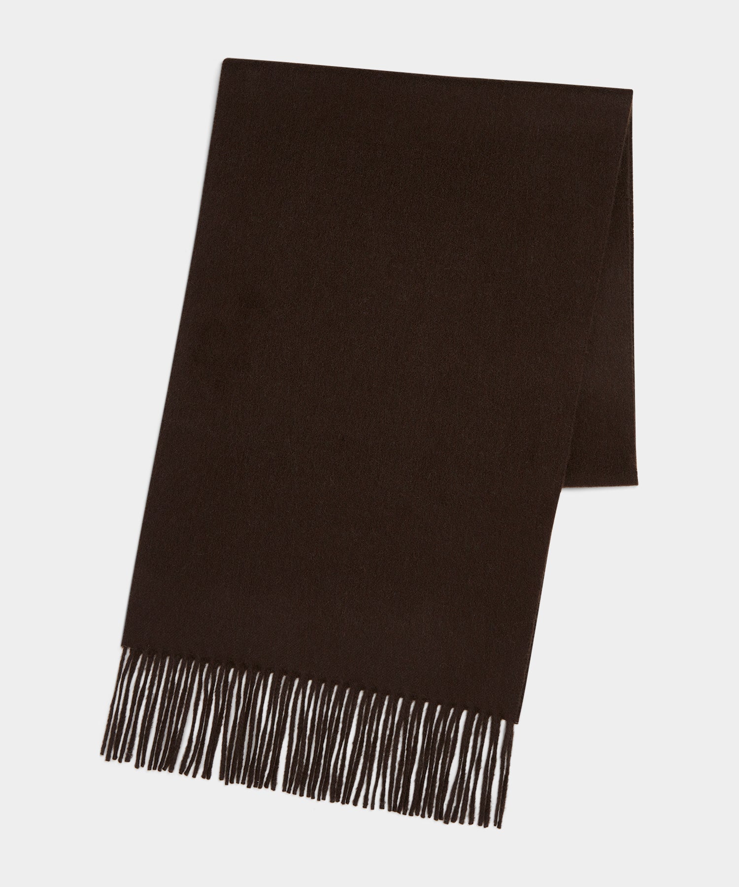Todd Snyder Brushed Cashmere Scarf in Dark Brown Dark Brown