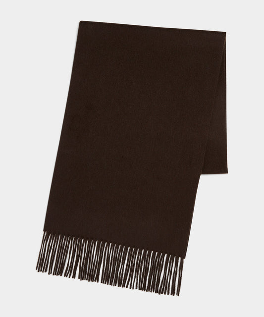 Todd Snyder Brushed Cashmere Scarf in Dark Brown Dark Brown