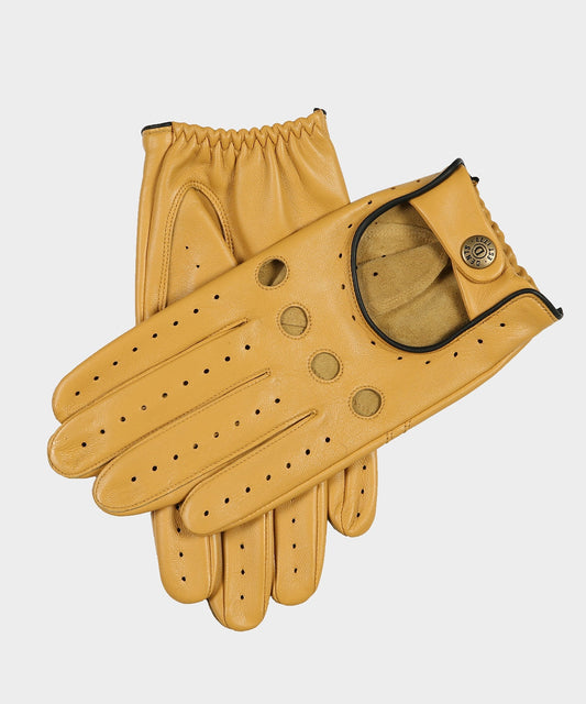 Todd Snyder Dents Delta Leather Driving Glove in Cork CORK