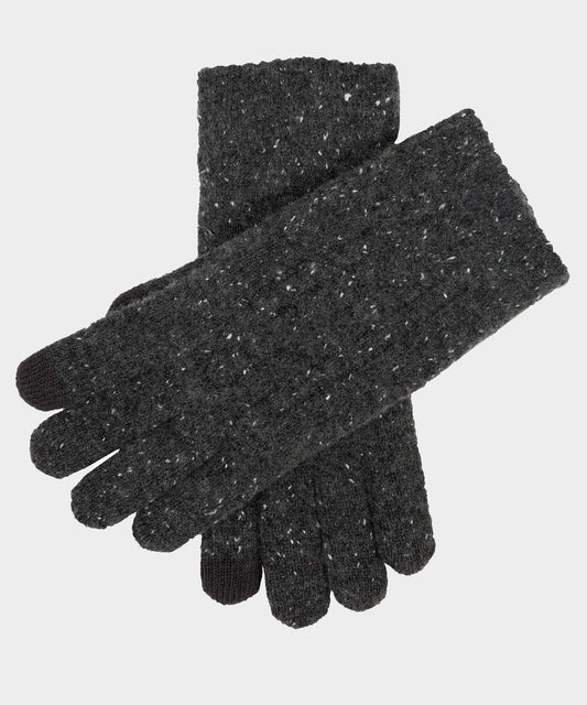 Todd Snyder Dents Lacock Donegal Glove in Charcoal Charcoal