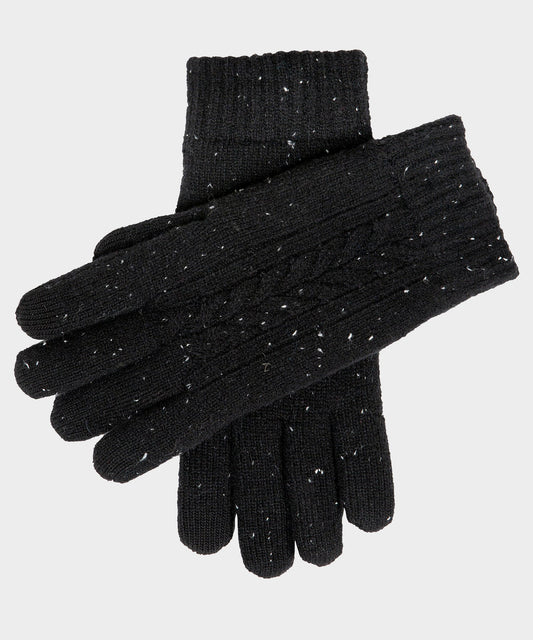 Todd Snyder Dents Lacock Donegal Glove in Black Black