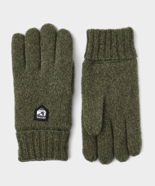 Todd Snyder Hestra Basic Wool Glove in Olive Olive