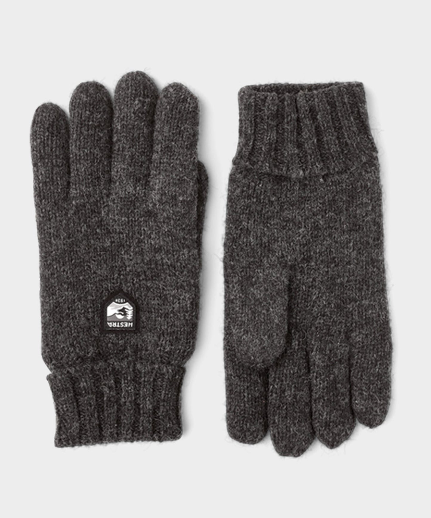 Todd Snyder Hestra Basic Wool Glove in Charcoal Grey