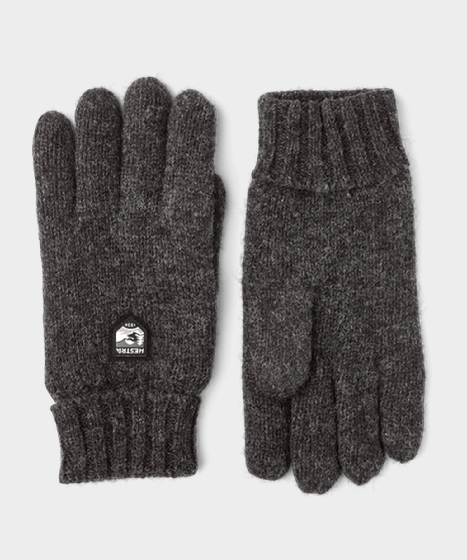 Todd Snyder Hestra Basic Wool Glove in Charcoal Grey