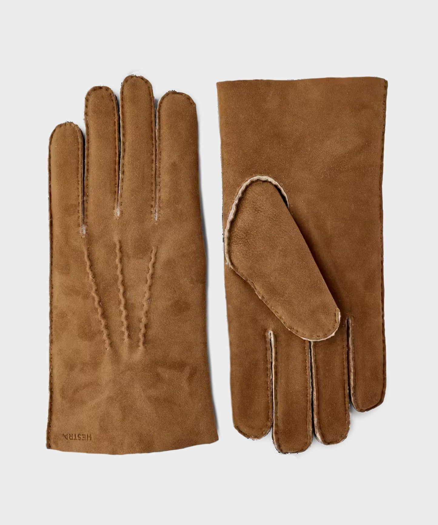 Todd Snyder Hestra Bernard Shearling Glove in Cork Cork