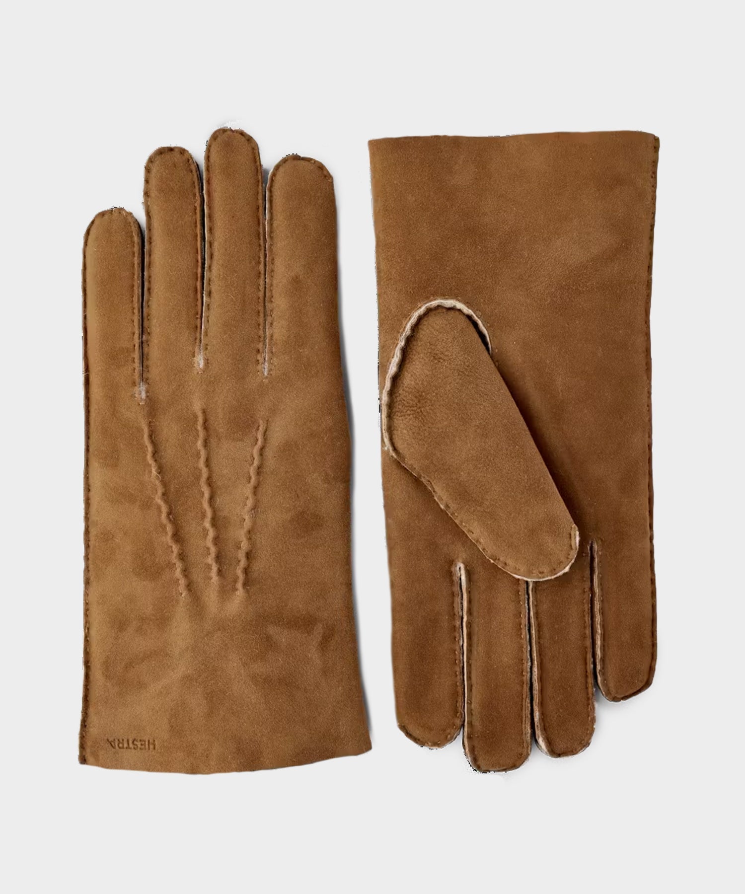 Todd Snyder Hestra Bernard Shearling Glove in Cork Cork